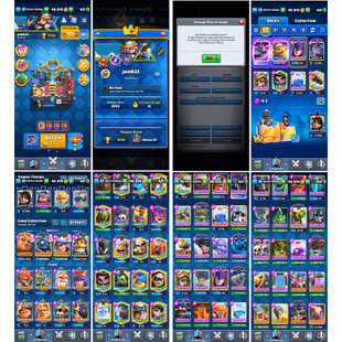 ⚡LV 57 - CHRISTMAS EMOTE⚡ ARENA 25 | TROPHIES 10K | 10 EVO | EMOTE 121 | 1 CARD MAX - 6 LV 15 - 32 LV 14 | 18 TOWER COLL - Image 4