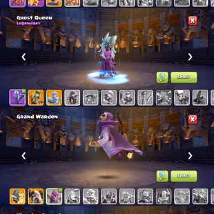 🔥36K GEM-2470 MEDALS🔥RARE TH-18 NEAR MAX! XP-270! 51K LEGEND TROPHY! 6X EPIC MAX! HEROES:-102-102-91-77-50! BEST DEAL - Image 6