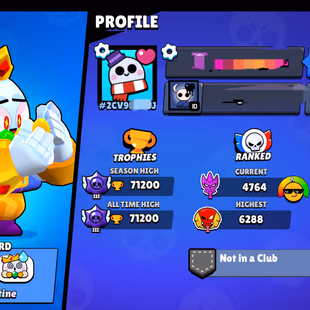 BEST OFFER | 71.2K TROPHY - 300X SKINS | 99/99 BRAWLER | 52X MAX | 48X HYPER | 12X LEGED/12X MYTHIC SKINS | DELIVERY INS - Image 3