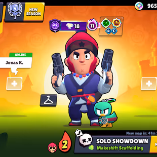 3v3 WINS | 91.5K TROPHY-390X SKINS | 101/101 BRAWLER | 41X MAX | 40X HYPER | HUGE OLD SKINS | 46 TOTAL PRESTIGE - Image 1
