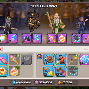 Th15 Almost Max [9k-Gems] | Hero-90-90-65-40 | Equipment-9-Epic Almost Max | XP-201 | Defence Wall Max | NC-Yes | BEST-D - Image 6