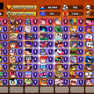 576 SKINS | 120.300 TROPHIES | 101 BRAWLERS | 100 HYPERCHARGE | 101 MAX | 112 PRESTIGE | 36 BUFFIES - Image 3