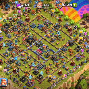 💫[ TH-17 NEAR MAX - 4 EPIC MAX ]💫SB-GG-RS-EB [MAX] || HEROS: 100-100-63-75-50 || 1100 MEDALS || NICE DEF - TROOPS - Image 1