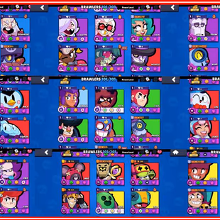 77K TROPHIES || 65 MAX || 54 HYPERCHARGED || 24 BUFFIES || 327 GOOD SKINS || BRAWL PASS PLUS || INSTANT DELIVERY  - Image 4