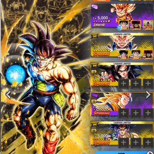 INSTANT GLOBAL [CNLT824]LR SS3 Goku (Mini) 10s + LR Bardock 14s + LF SS3 Vegeta mini 7s + 17 LF - Image 1