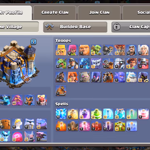 ELECTRO 33 💎36 EQUIPMENT 💎 HIGH DEFENSE TH 18 [] 92-105-68-80-51-7 HEROES -  SCENERY- RENAME 1K -INSTANT AVAILABLE  - Image 5
