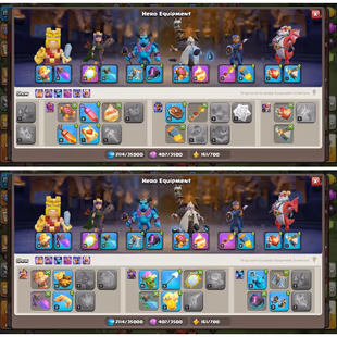 [FLASH SALE] 😁 SUPERB COC ACC | TH16 SEMI MAX | 67-58-47-27-17-1 HEROES |GOOD EQUIPMENT| INSTANT DELIVERY 🚚 - Image 5