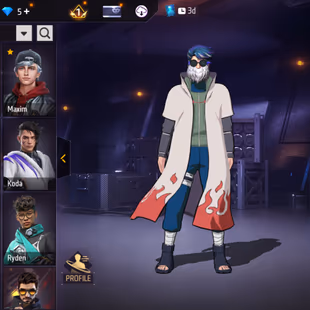 X184|Lvl 67|60 CHARACTER|OLD MAN'S MASK|248 COSTUME(27 MYTHIC)|337 WEAPON(2 EVO+51 MYTHIC)|CORROSION P90 LVL 3|COLOSSUS  - Image 5