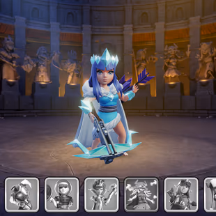 PREMIUM TH 17 | XP 155 | 1 NC | 5 EPIC EQUIP FB-13 EB-14 | 53-63-45-37-17 | 1 BOOK 1 RUNE | LEG KING SKIN | QUEEN SKIN - Image 4