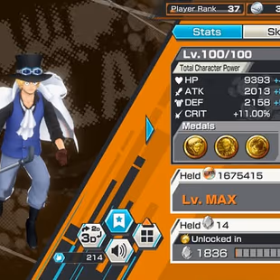 [4077][IOS+ANDROID] 9 EX - 6 MAX - Kaido + Roger + Kuzan + Sabo + Zoro + Akainu + Shanks + S-Snake , Good Medal  - Image 6