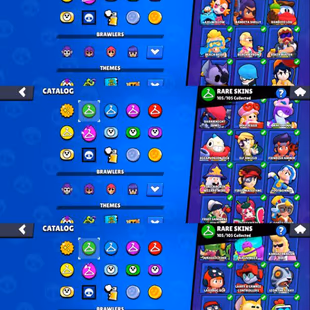 🌟112K HIGHEST TROPHY|100K CURRENT|🌟1 LEGACY R-35 BRAWLER|12 PRESRIGE|87 MAX|62 HYPER|510 SKINS|24 LEGENDARY| - Image 3
