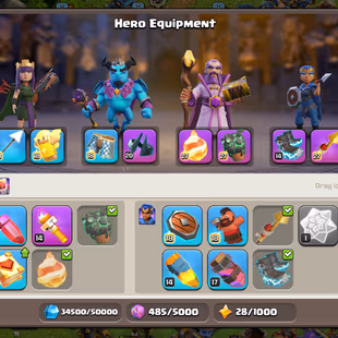 🔥TH 18 ALMOST MAX🔥XP 261- 4 HERO MAX- 4 EPIC EQUIPMENT MAX-ALL DEFENSE MAX-NC YES-TROPS ALMOST MAX-BEST DEAL - Image 6