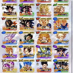 D900-IOS+Android-7 UL(SS4 Goku+SS Goku+Beast+Super Vegito+S Gogeta)+42 Legends+Good Equipmen+Goku Saga+Namek Goku+Vegeta - Image 5