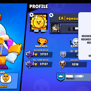 🌟Master Ranked 2024🌟 | 56K Trophies | 50 Maxed | 90 Haypercharge | 300 Skins | 20 OG Skins | account 2019 - Image 4