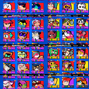 90k TROPHIES 🌟 RED KING FRANK | MACHERINO PIN 🌟 91 MAX POWER BRAWLER | 81 HYPERCHARGE | 432 SKIN | RENAME AVAILABLE - Image 5