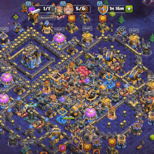 COSMIC SCENARY💃TH18 BEST MAX DEFENCE WALLS💃[HERO-105-105-88-80-50-20] | [14 EPIC EQUIPMENT ALMOST MAX] | NC YES - Image 2