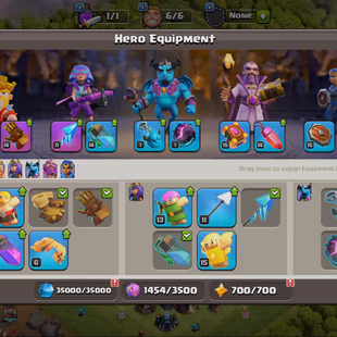 🔥TH 13 FULL MAX || ALL HEROES MAX || 🔥3x EPIC EQUIPMENTS || RENAME AVAILABLE || SUPER ACCOUNT - Image 6
