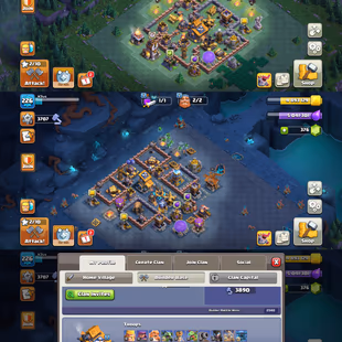 🔥FULL MAX TH-16 NEW TO TH-17🔥XP-226! 13X EPIC EQUIPMENTS! CYBER SCENRY! HEROES:-95-95-76-70-45-1! NICE PETS! BEST DEAL - Image 6