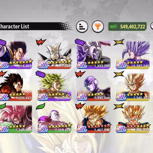 B154-IOS+Android-Vip Acc-Meta-12 ULTRA+2 LR(Vegito+Piccolo)+65 Legends+Vip Equi+Good Zenkai+549 Millions Power+Good Team - Image 1