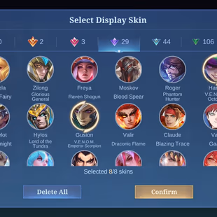 MLBB | ZENN The Ruller | LVL 64 | M5 M7 PRIME YU ZHONG & GRANGER | ANNUAL STAR HAYABUSA | HERO 101 | SKINS 195 | MAX EMB - Image 7