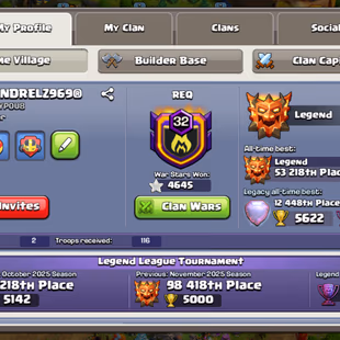 TREE FULL BASE DECORATE!! TH18 MAX TYPE!! LEGEND RANK TOP-QUALITY PROFILE!! 25X SKIN 274-XP! SB/SNB/AF/FB/RS/EB MAX ALL - Image 4