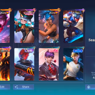 ML  571 KOF Dyrotth Karina LUCKYBOX Ruby Star sun valataine GUSION Goodly Win rate - Image 1