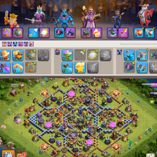 TH 17 | XP 158 | 2 LEG SKINS | NC FREE | 8 EPIC EQUIP (SB20-MM20-SB17-LP17-F6-EB21-RS20) | 71-70-50-42-30 | 3.5K GEMS - Image 1