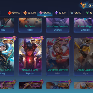 M351|LVL99|132HEROES|457SKIN|MEGACOLLECTORIII|3LEGEND|3JUJUTSUKAISEN|6KOF|2STARWARS|LANCELOTKINSHIN|3TRANSFORMERS|LEGEND - Image 2