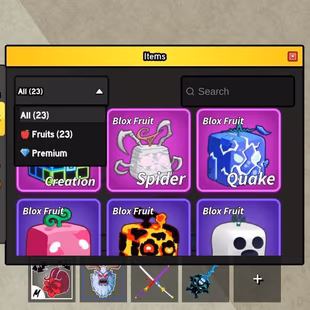 Global - Level 2800 - Money 83725709 - Swords 25 - Guns 12 - Fruits 23 - Code1086 - Image 1