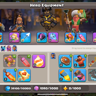 🔥Xp-190🔥 || Th18 || High Quality Epic Equipment || Heroes 74-84-58-61-42 || 6 Builders || NC Available || Cheapest - Image 5