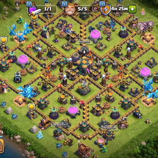 🚀SUPER LEGENDARY TH14🚀EPIC EQUIPMENTS | HEROS LVL 74-82-42-41-27 | INSTANT DELIVERY | - Image 1