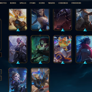 SEVER [ TR ] - 259 LVL  - SLIVER II - 95 SKINS - 160 CHAMP [ 14200 BE - 23 RP ] - FULL ACCESS  - Image 5