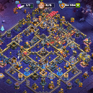 COSMIC SET 🎄 TH18 MAX BASE 🎄 LEGEND RANK | 30/32X MAX EQUIPMENT | HERO-105-105-95-80-55 | 255-XP | BH MAX | 3.2K-WS - Image 1