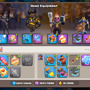 🔥Scenery Account🔥 || Xp-262 || Th18 || Heroes 93-100-74-75-50 || High Epic Equipment || 6 Builders || Cheapest Account - Image 6