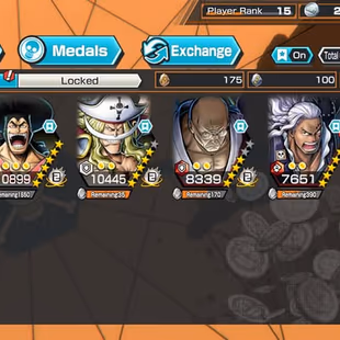 [3969][IOS+ANDROID] 4 EX - Kizaru + Whitebeard + Shanks + Nusjuro, support 118, Good Medal - Image 2