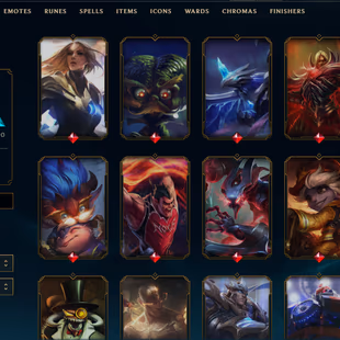 SEVER [ EUW ] - 303 LVL  - IRON LAST RANK - 381 SKINS - FULL CHAMP [ 231456 BE - 57 RP ] - FULL ACCESS  - Image 2