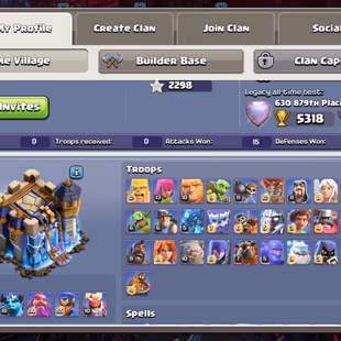 Th18 Almost Max [Sound Of clash Secnry]| Hero-105-105-80-55 | Equipment-15-Epic Almost Max | XP-234 | NC-Yes | BEST-DEAL - Image 3