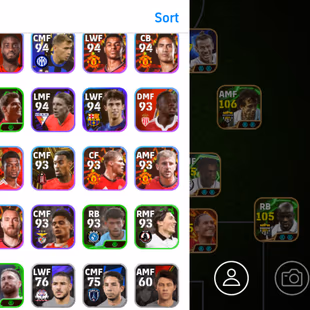 3290+ Team I Johan 109 I Pele 108 I Bale 107 I Piero 107 I Platini 106 I Rodri 106 I Lamin 105 I Salah 106 I Drogba 106  - Image 6