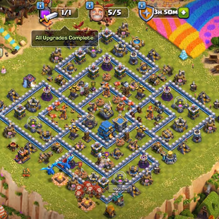 🔥[10'000 GEMS- MAX TH-12]🔥EPIC SPIKY BALL | 1X SCENERY | HERO-63-65-40-40 | LOW PRICE | BEST DEAL - Image 3