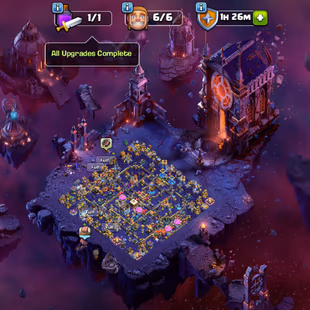 TH18 MAX 45X SKINS 11X SCENERY! COSMIC SCENERY! NC-500 HERO! 105-105-95-80-55-25! EQUIPMENT 30X MAX! BUILDER HUT MAX ALL - Image 4