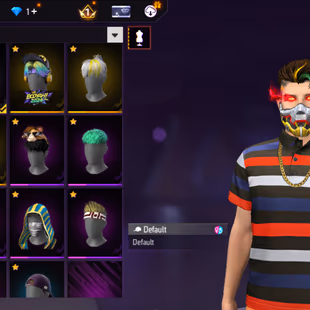 X207|Lvl 54|22 CHARACTER|40 HEADGEAR|61 COSTUME|14 VEHICLE|KITSUNE SPORTS CAR|87 WEAPON(13 MYTHIC)|AQUA AUG|GOLD - Image 6
