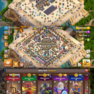 TH18 MAX DEFENCE 🌟 ALL HEROS MAX 🌟 RAREST 3 LEAGUE SKINS || FULLY DECORATED || HIGH LEVEL EQUIPMENTS || INSTANT - Image 2