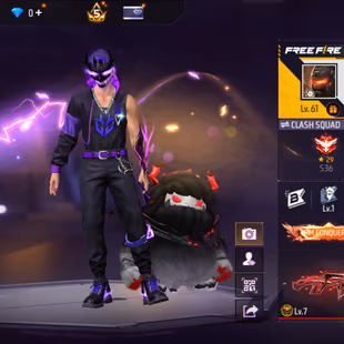 X318|LATAM SERVER|LVL 61|56 CHARACTER|PARADOX LEGENDARY SET|201 COSTUME|251 WEAPON(8 EVO+54 MYTHIC)|MP40 Predatory Cobra - Image 1