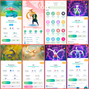 🎯LVL 60 ULTRA RARE PG ACCT / HUNDO VENUSAUR WITH LUGIA / 674 TRADEABLE PG 40 HUNDO 💯IV) GBL MEWTWO / INSTANT - Image 3