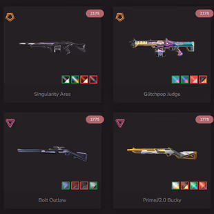 [AP] 42 SKINS | KURONAMI NO YAIBA | SINGULARITY ARES | GLITCHPOP JUDGE | IMPERIUM VANDAL | 27K VP SPENT | INSTANT DELIVE - Image 3