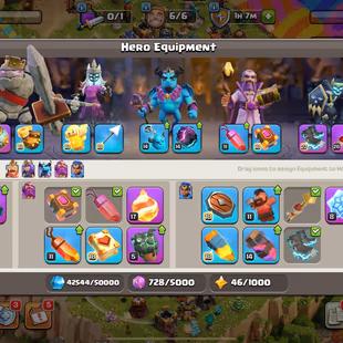 🔥SEMI MAX - CHEAP - TH:17 - Lvl:218 - BK:80 - AQ:97🔥 - PC:57 - GW:70 - RC:45 - BEST SELECT - Image 6