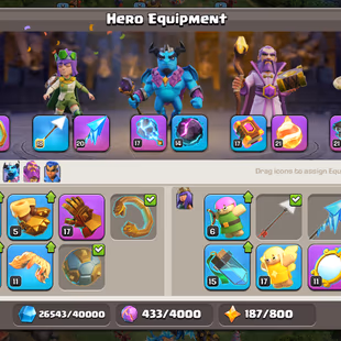 FULLY MAXED TH14 | SB-MAX!FA-MAX!FB-MAX!RS-MAX!EB-MAX | HERO-85-85-60-60-30 | NOTHING LEFT | 163-XP | NC-YES | LEGENDARY - Image 8