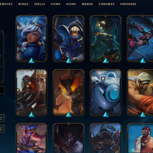 SEVER [ EUW ] -160 LVL  - UNRANK - 217 SKINS - 141 CHAMP [54439  BE -37  RP ] - FULL ACCESS - Image 6