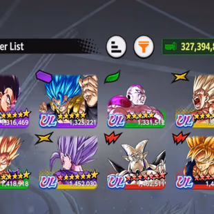 D899-IOS+Android-Meta-8 UL(SS Goku+Frieza+Gohan+Gogeta)+57 Legends+Vip Equipment+Good Zenkai+ Good Team PVP+Vegito Green - Image 3