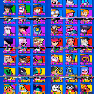 🔥CHEAPEST 52K TROPHY🔥 44X MAX BRAWLER | 34X HYPERCHARGE | 260 SKINS | 85X RARE SKINS | CHECK PHOTOS | INSTANT DELIVERY - Image 3